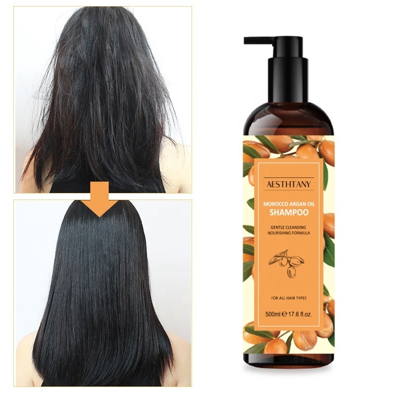 Argan Oil Shampoo Manufacturer OEM Organic Herbal Private Label Hair Shampoo