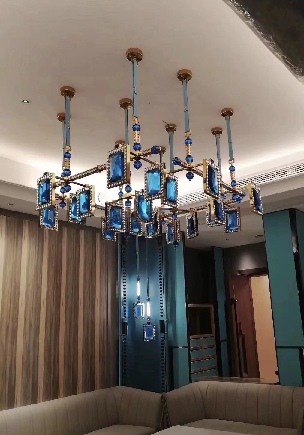 Custom  selling chandelier lamp modern light for chandelier in stairwell