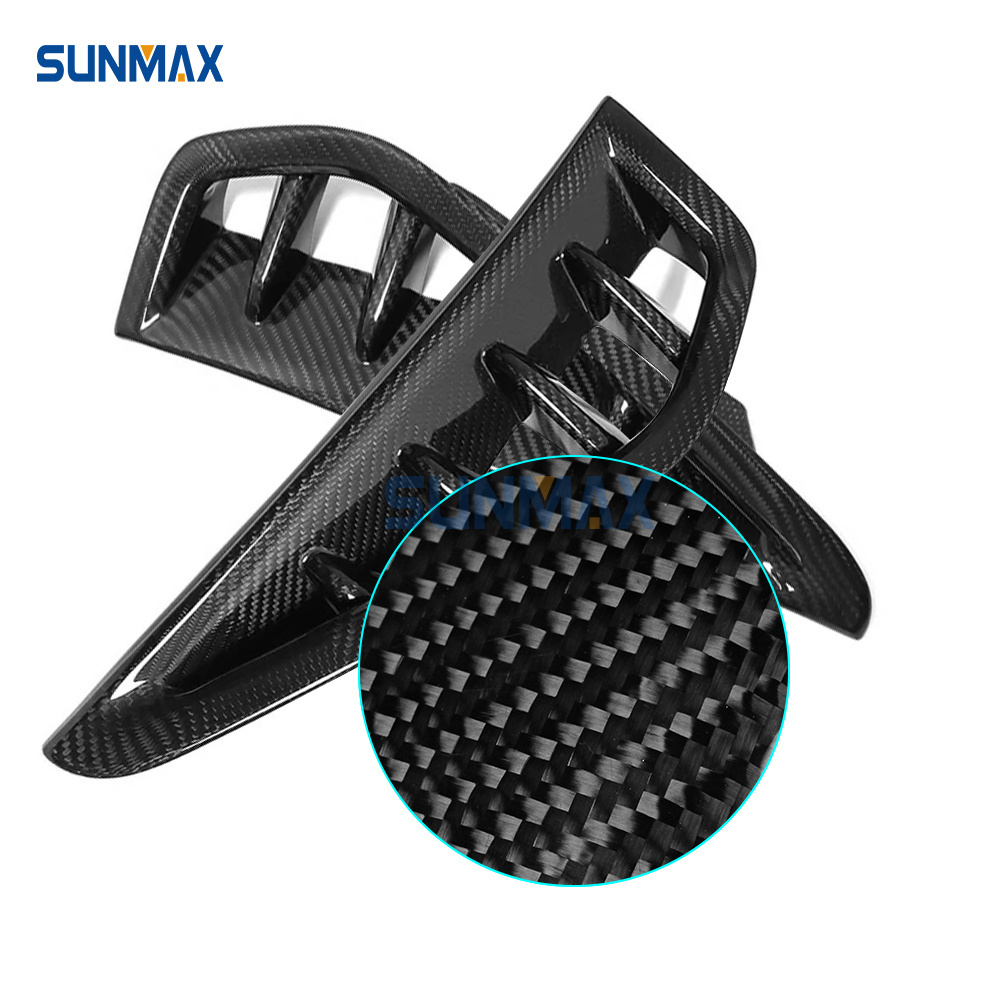 Carbon Fiber Side Air Vent Cover Trim Kit For Dodge Ram TRX 1500 2500 2019 2020 2021 2022 2023 Exterior Accessories