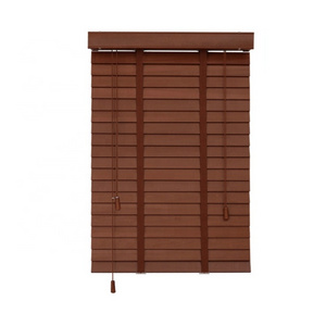 Factory Direct Sale High Quality 50mm Slats Wooden Venetian Blinds Indoor Home Basswood Timber Shutter for Office