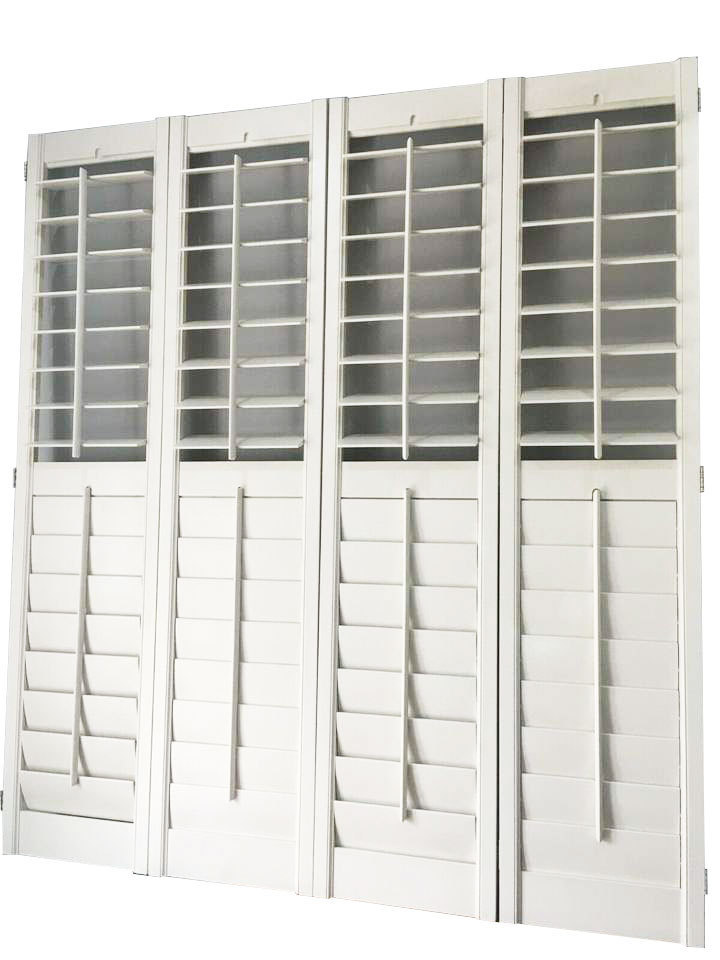 2023 UPVC Windows and Doors Blind Louvers  Window Interior Plantation Shutters For Houses