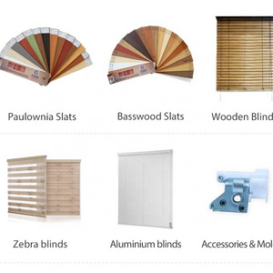 Light Weight wood Slats Hot Sell Basswood Poplar slats high quality venetian blinds for home windows