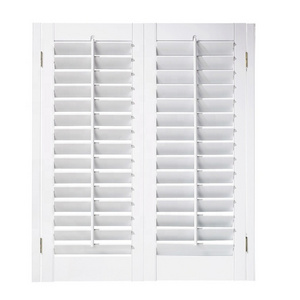 Custom Family Room Basswood  window Plantation Shutters Folding french  sound proof interior window shutters