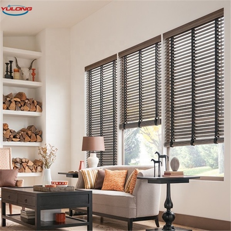 Light Weight wood Slats Hot Sell Basswood Poplar slats high quality venetian blinds for home windows