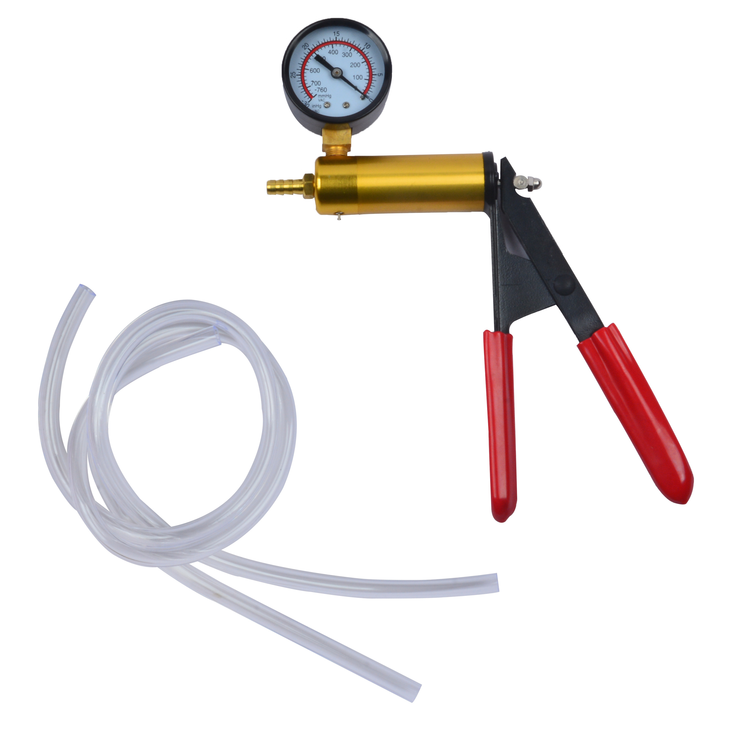 Full Function 2 In 1 Brake Fluid Bleeder Bleeding Vacuum Pump Pressure Gauge Test Tuner Kit Other Vehicle Tools