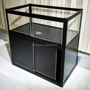 portable jewelry counter display cases&& type jewelry display showcase,folded Material tradeshow portable counter