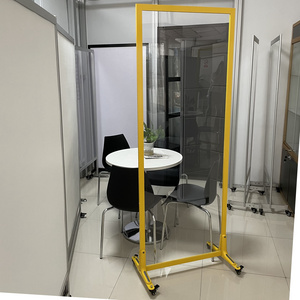 ECO-friendly fold-able clear PP Board Workstation Divider Screens,any size Can be customized