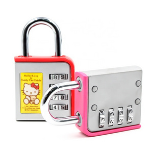 Manufacture heavy duty password padlock high secure 4 digital code combination lock for GYM warehouse luggage locker XMM-8072L