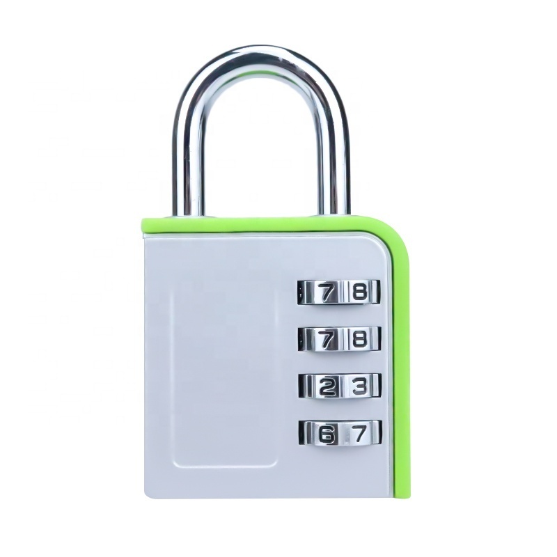 Manufacture heavy duty password padlock high secure 4 digital code combination lock for GYM warehouse luggage locker XMM-8072L