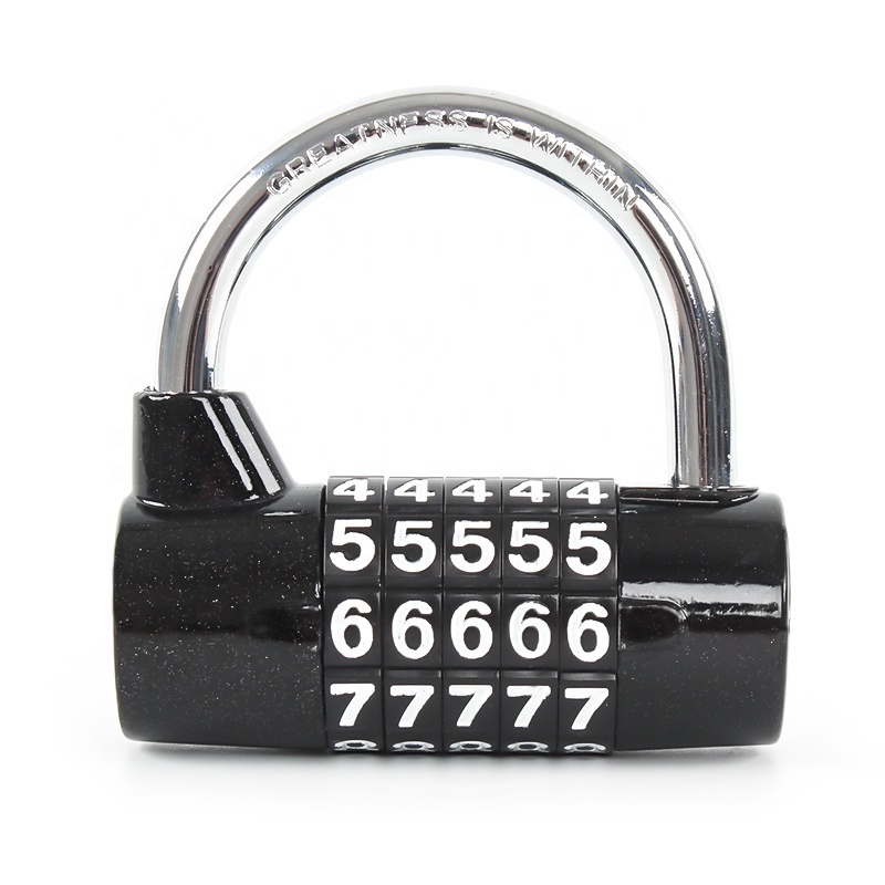 Top selling Gym Loc factory XMM-8057A padlocks 5 digits letter zinc alloy password resettable combination fashion code pad lock