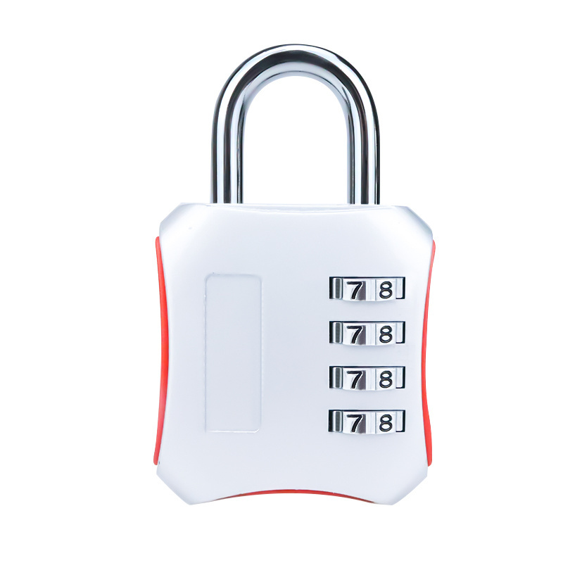 XMM-8074  Resettable Password Security Padlock Anti-thieft Four Zinc Alloy Digit Combination Outdoor  Lock  For Toolbox Cage