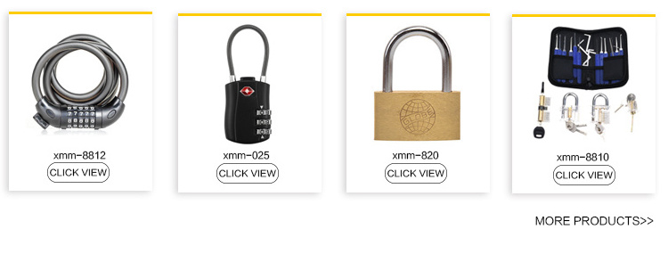 XMM-8083 Top security 4 digit cipher padlock Combination lock digital ...