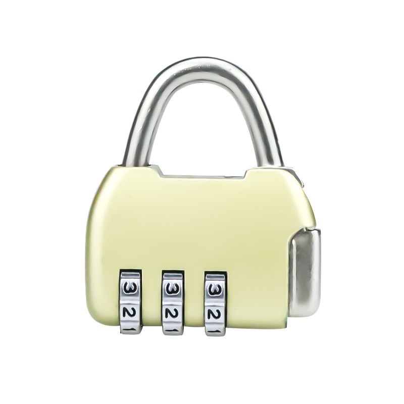 XMM-8035 Mini Password Padlock Keyless 3 Digital Code Door Lock High Quality Mental Combination Padlock for Locker Luggage Lock