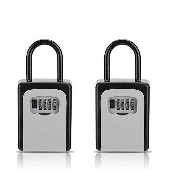 Safe lock 4 digits combination padlock XMM-K40H waterproof durable aluminium alloy password lock push button storage box lock