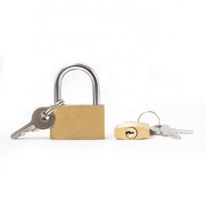 20mm Mini Small With 3 keys high quality steel brass cylinder key lock security candado padlock Locks Wenzhou factory XMM-820