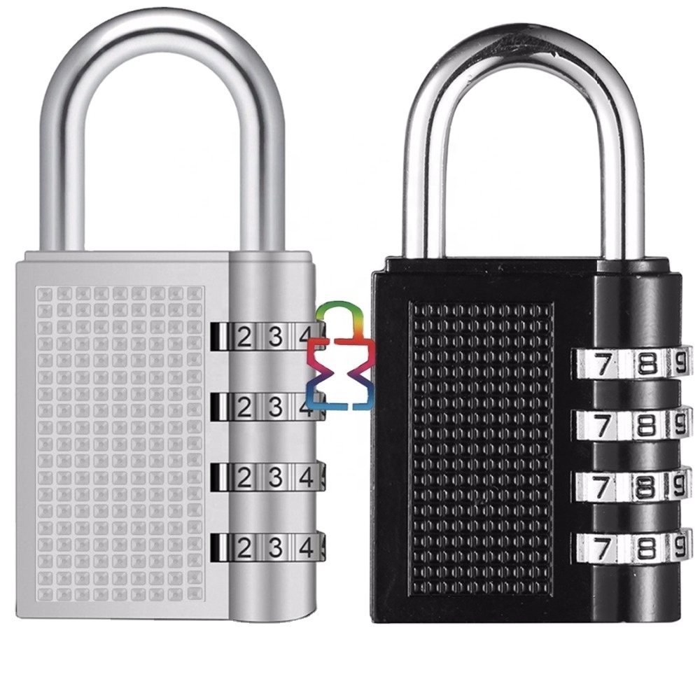 XMM factory favorite password lock 4 digits number combination security code padlock for GYM school safety