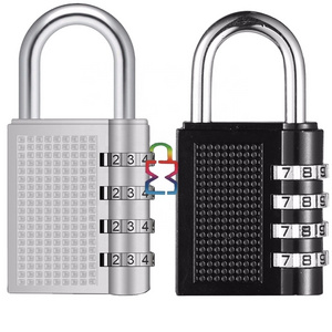 XMM factory favorite password lock 4 digits number combination security code padlock for GYM school safety