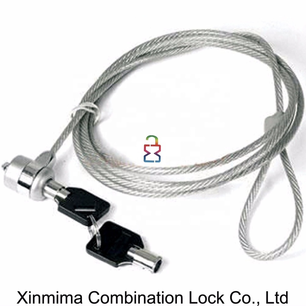 Laptop computer cable 3 dials combination lock key lock for notebook laptop xmm-2003 & xmm-2004