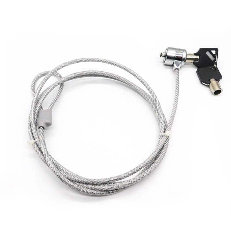 Anti-theft cable computer laptop key lock cable wire lock for notebook laprop XMM-2003