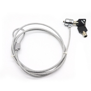 Anti-theft cable computer laptop key lock cable wire lock for notebook laprop XMM-2003