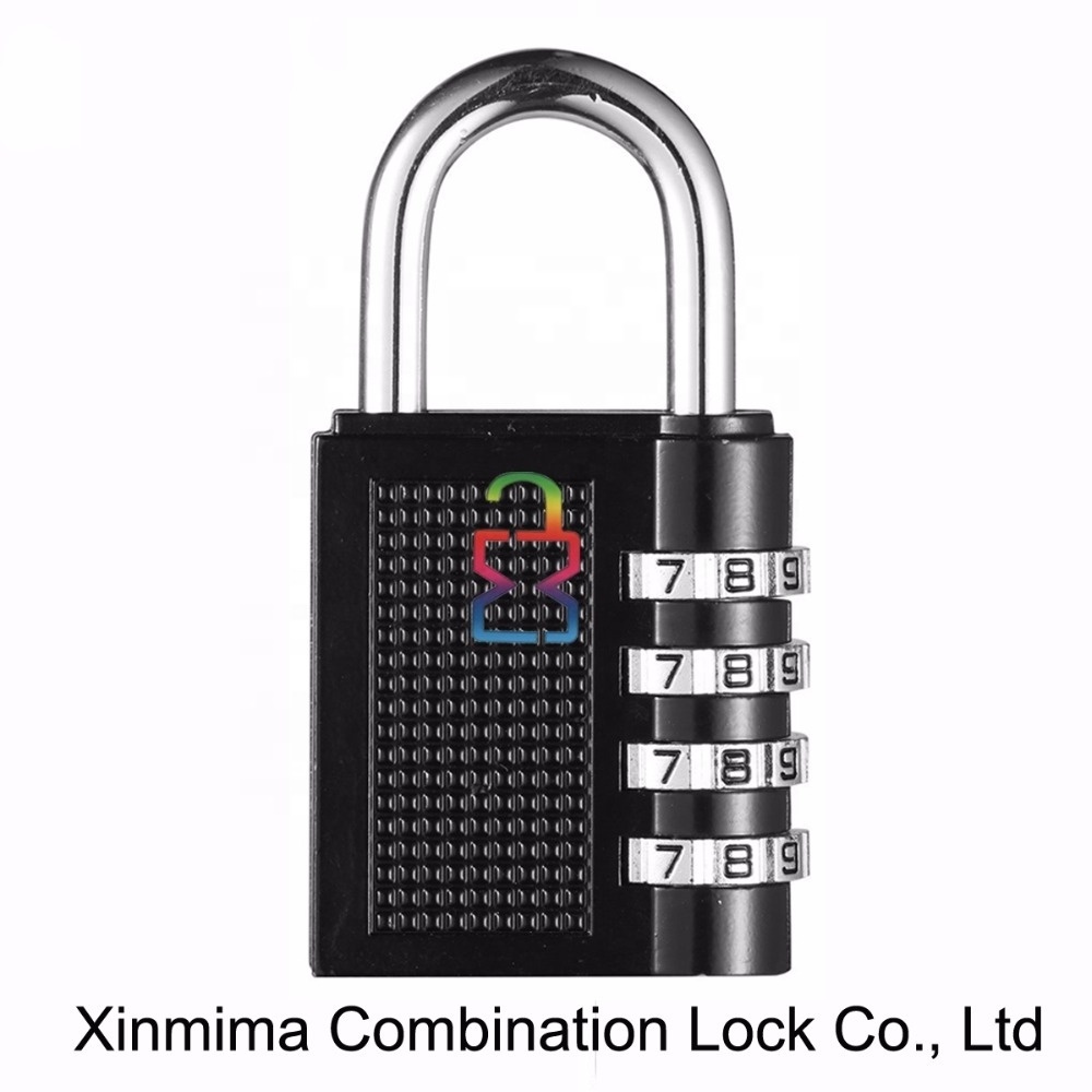 XMM-8024 Combination 4 numbers four digit code locker padlock lock for travel luggage suitcase lock safety gym lock