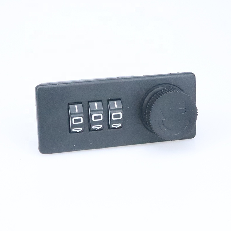 XMM-5012 Black Silvery Reset Combination Cabinet Lock 3 Digital Password Locks Apply On Cabinets drawer lock