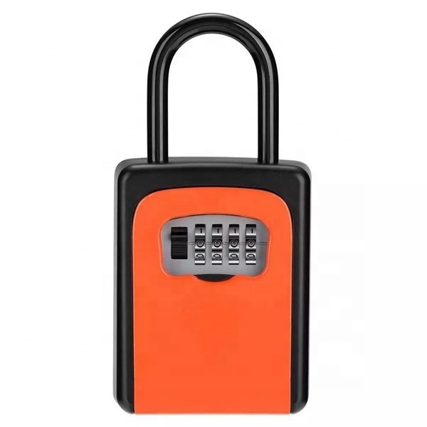 Safe lock 4 digits combination padlock XMM-K40H waterproof durable aluminium alloy password lock push button storage box lock