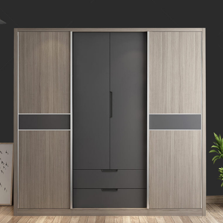 Factory Supply Custom Bedroom Furniture Wardrobes Closet Sliding Door Modern Wardrobe