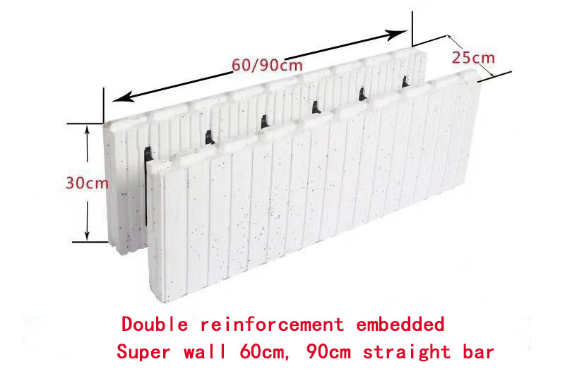 One time pouring modular building prefab houses modern produced in eps icf machine