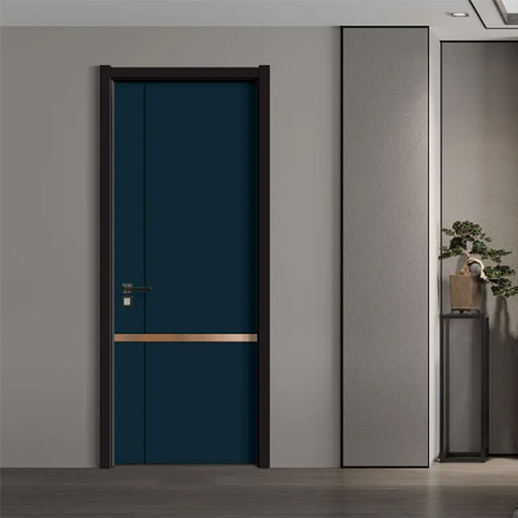 China Top Manufacturer High Quality Internal Room Modern Wood Security Bedroom Door