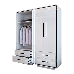 Bedroom Furniture Wardrobe Opposite Door Closet Storage Lockers With Drawers