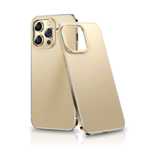 2024 Ultra-thin gold Phone Case Aluminum Alloy Metal Frame magnetic Phone Cases For Iphone 14 15 Pro Max stainless steel cover