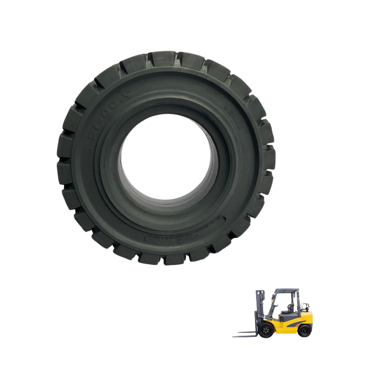 Solid Rubber Tires For Forklift Using Natural Rubber As Material Application For Farms Size 700-12 From Vietnam Manufacturer