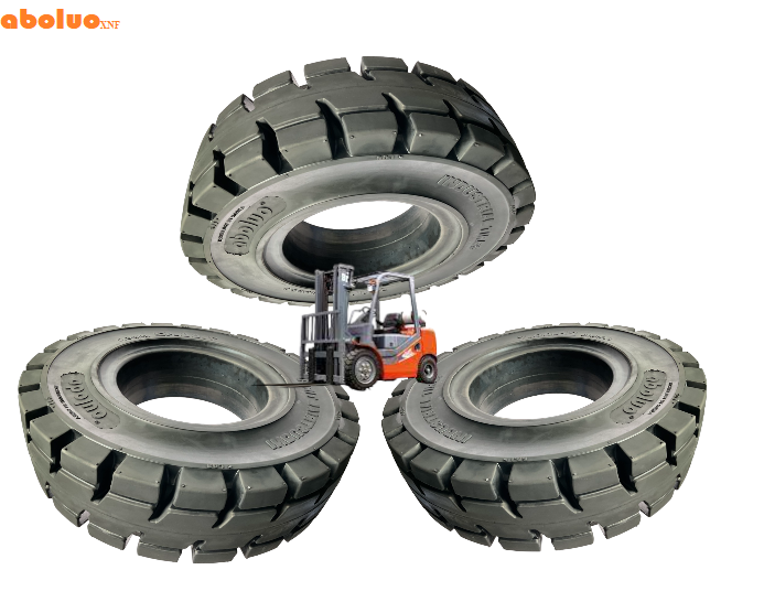 Aboluo solid rubber tires 500-8 28x9-15 700-12 650-10 250-10 forklift parts tire best quality tire made by manufacturers Vietnam