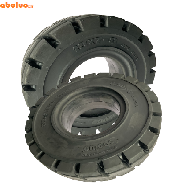 Aboluo solid rubber tires 500-8 28x9-15 700-12 650-10 250-10 forklift parts tire best quality tire made by manufacturers Vietnam