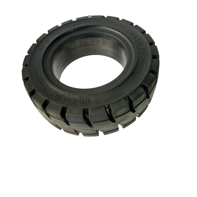 Solid Forklift Tires 28X9-15 Using Natural Rubber As Material Application For Manufacturing Plant Competitive Price