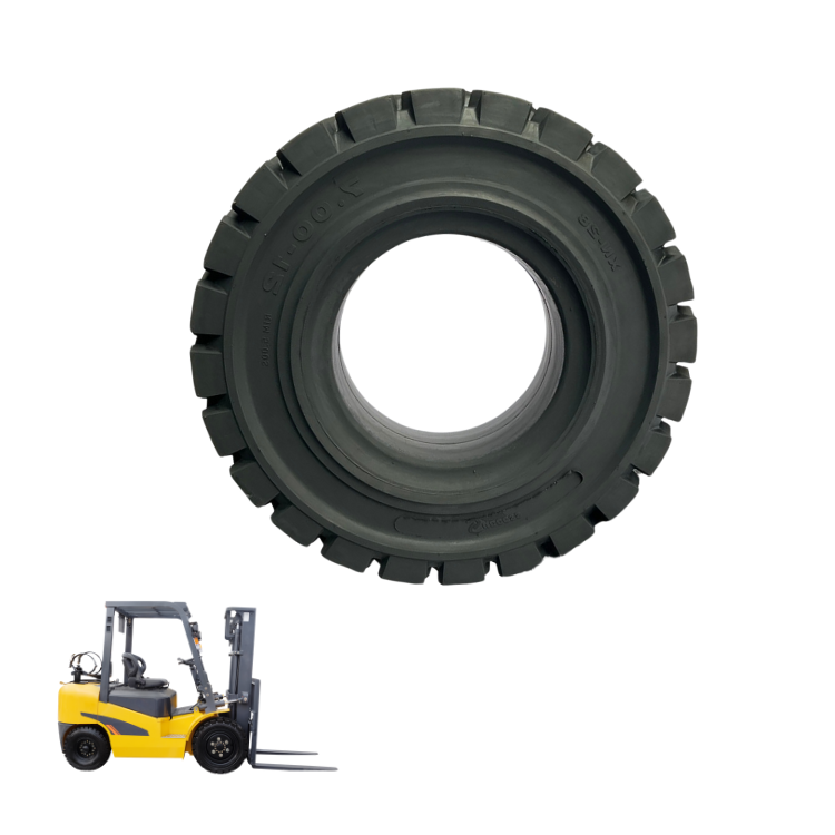 Solid Tire For Nissan Forklift Application For Construction Works Size 700-12 Three-Layer Rubber Structure From Vietnam Supplier