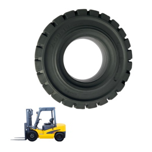 Forklift Solid Tire Using Natural Rubber As Material Size 700-12 With Three-Layer Rubber Structure From Vietnam Factory