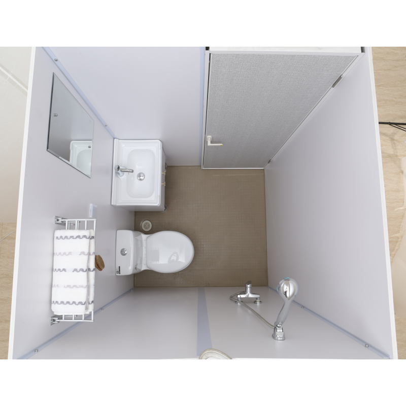 XNCP Customized Bathroom WC Movable Simple Room Hotel Home Dormitory Modular Integrated Shower Room For Building Use