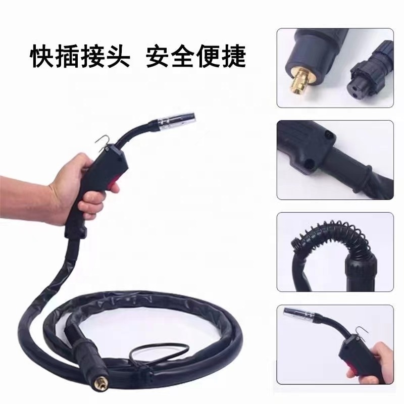 14AK MIG MAG Torch 180A MAG Torch Air Cooling Welding Tools MB 14AK Welding Head with 2M 2M Cable