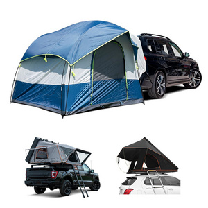 Factory Wholesale SUV Truck Camping Tent Universal Fits All SUVs Outdoor Car Tailgate Shade Awning Pop Up Tents