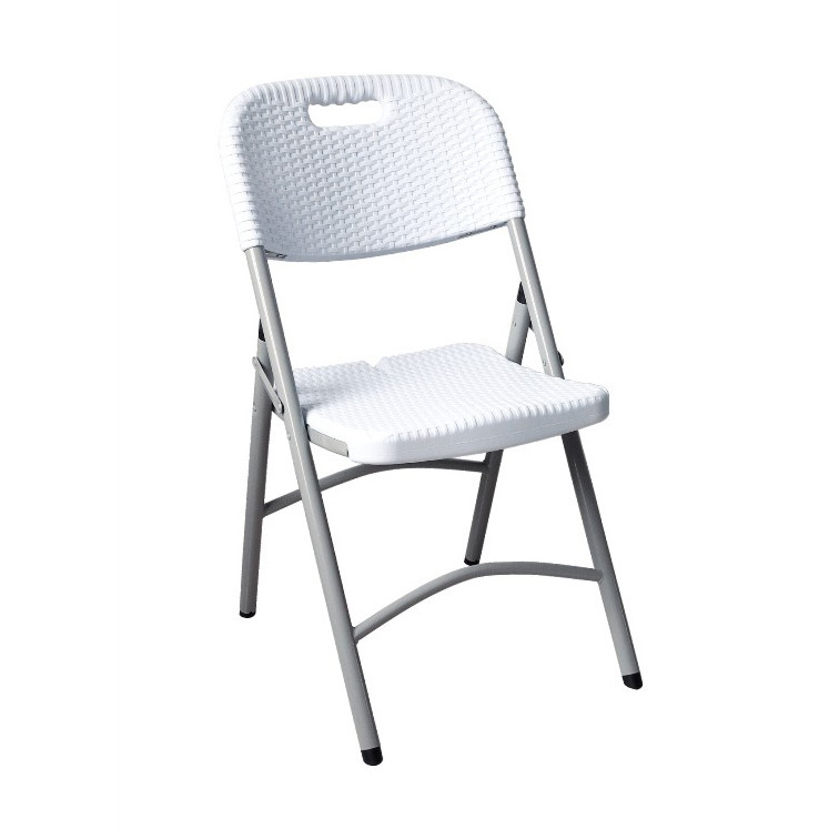 factory direct high quality heavy duty blow molded folding chair