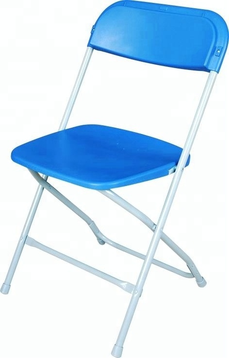 wholesale price portable white plastic folding chair