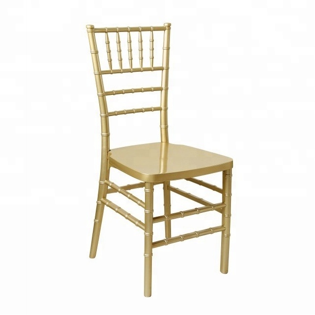 Wholesale luxury resin gold chiavari wedding tiffany chair