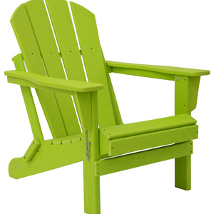 Wooden outdoor lounge chair plastic garden chair outdoor  hdpe adirondack chair