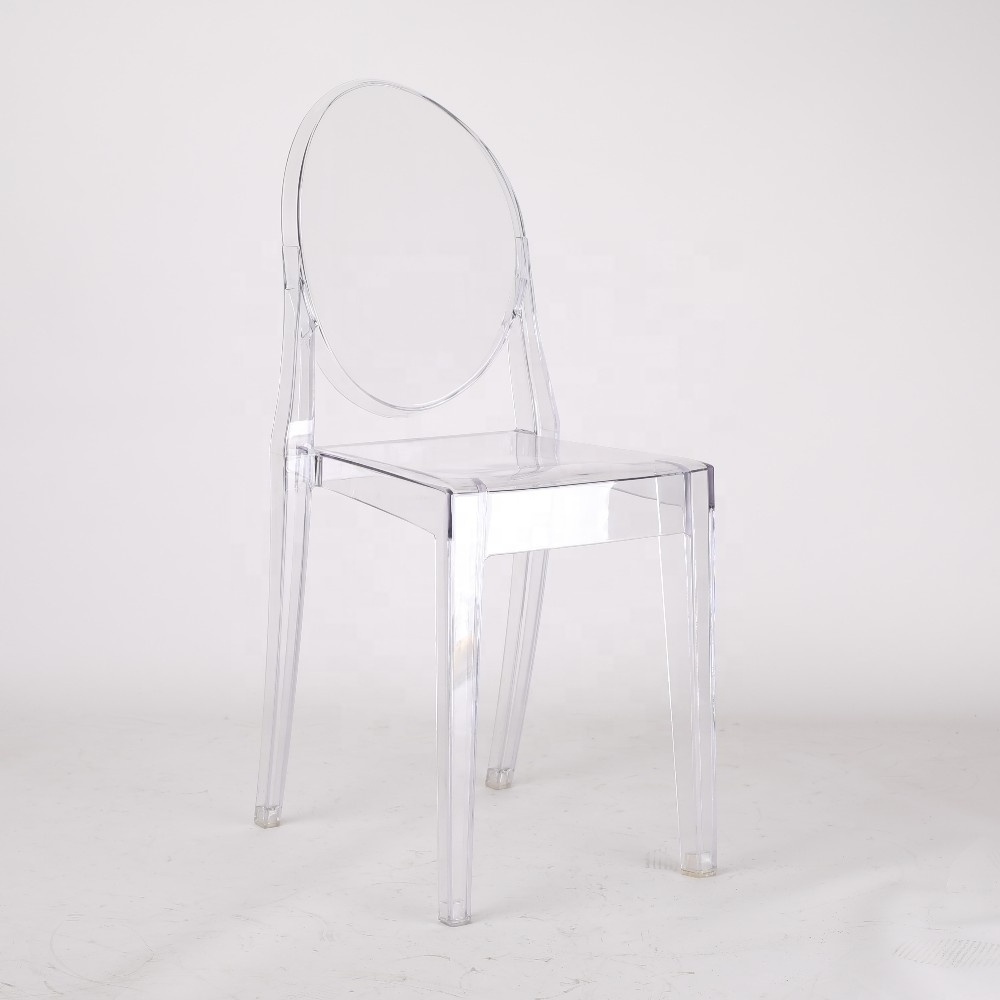 French Style resin Dining Chair Louis Ghost Arm Chair Ghost Armless Chair