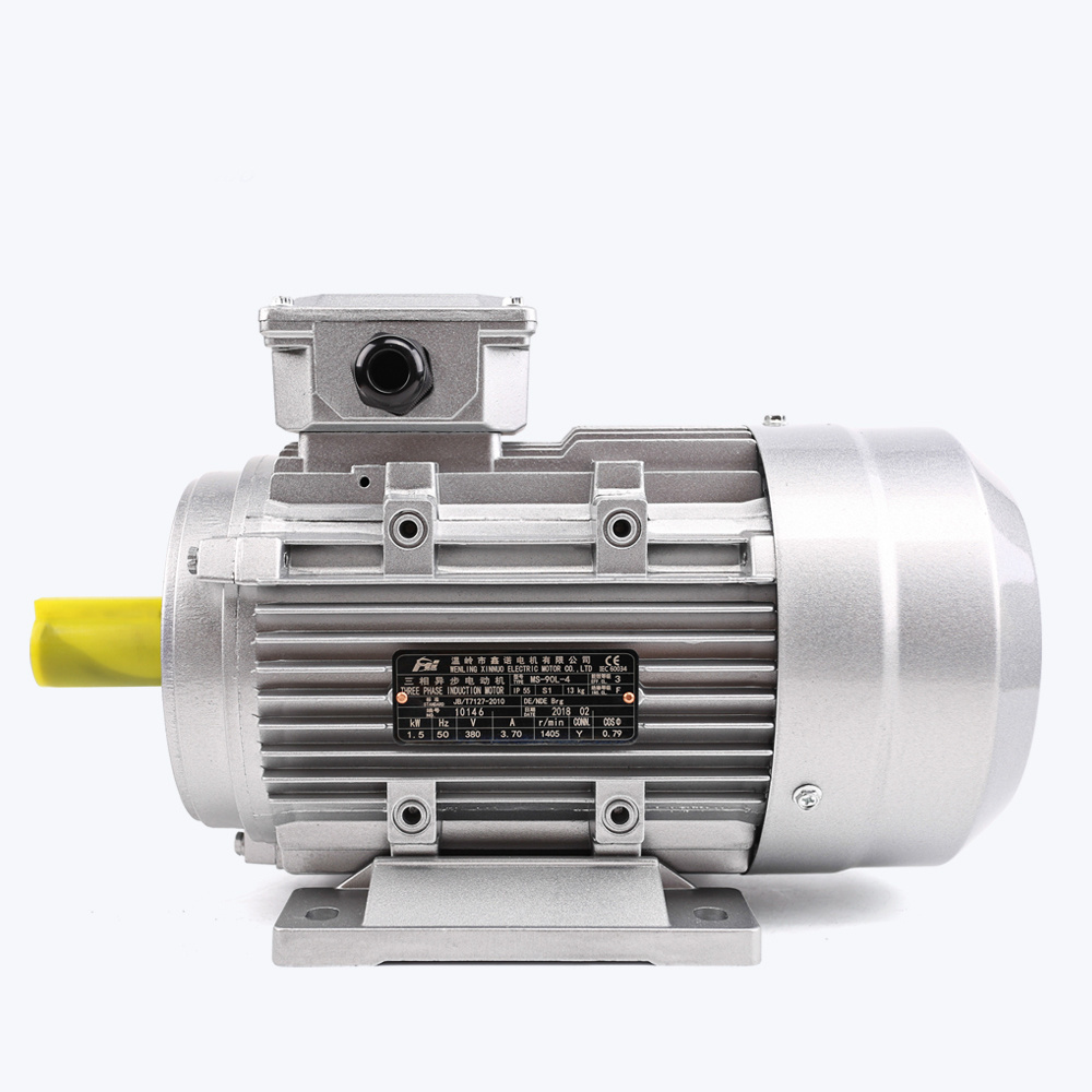 MS series low power speed light weight lightweight trifasicoac three-phase asynchronous electric motor