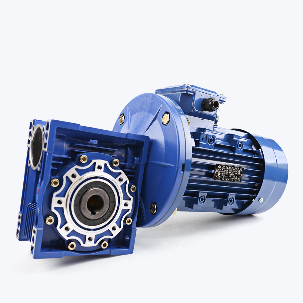 Best price 30:1 1:25 1:50 ratio speed reducer motor reduction worm gear gearbox for electric motor