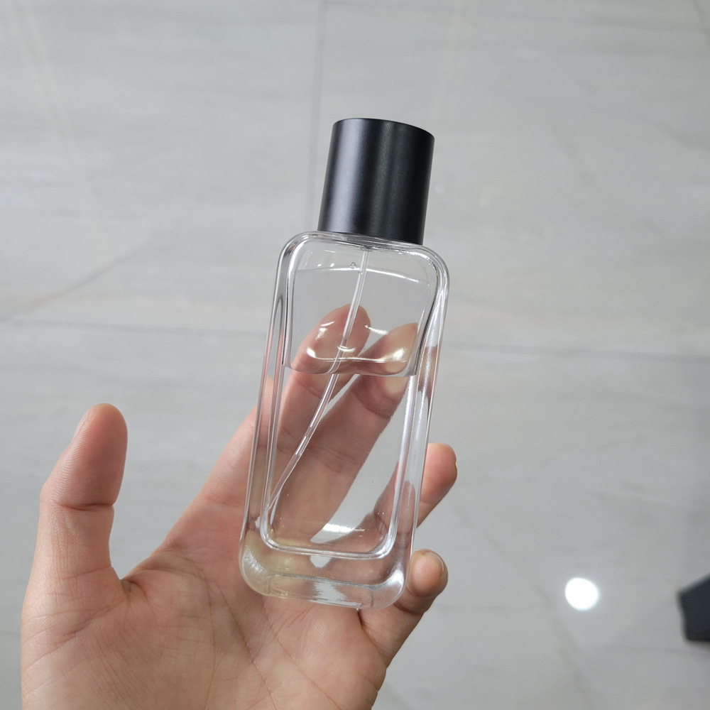 50ml Square Shape Perfume Bottle With High Quality / Empty Perfume Spray Bottles with Ball