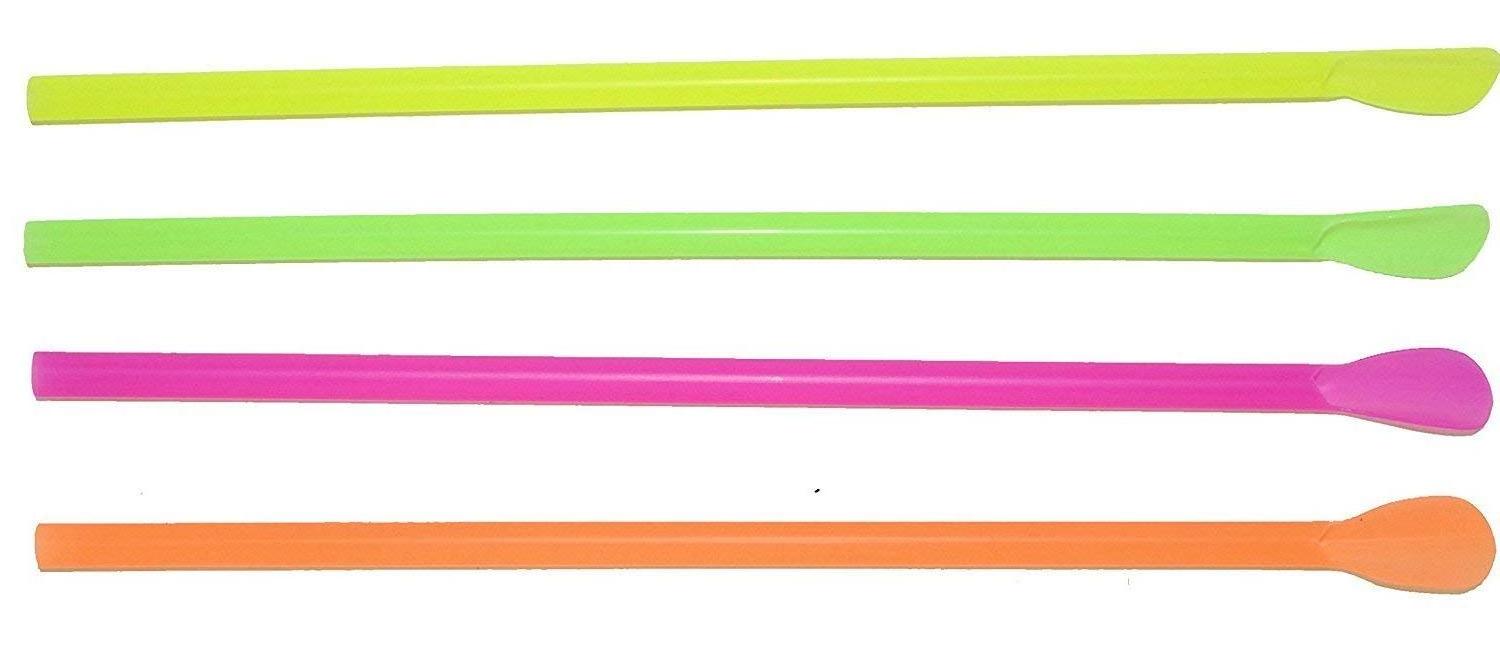 Plastic spoon straws Eco Friendly Disposable PLA Cpla Drinking Food Grade Straws Spoons for ice